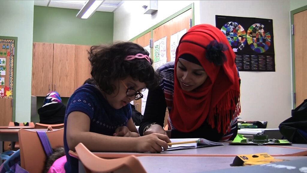 To learn English, Arabic kids turn to homework club